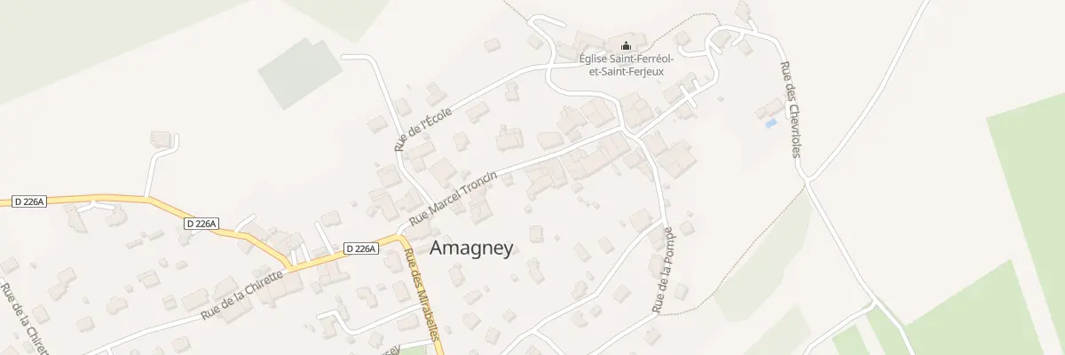 Plan du 5011 Rue Marcel Troncin à Amagney