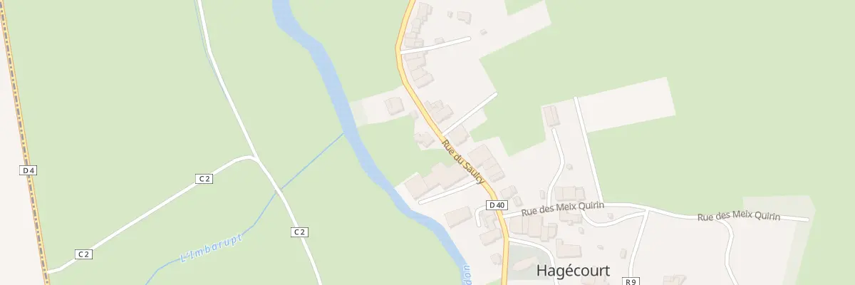 Plan du 145 Rue du Saulcy à Hagécourt