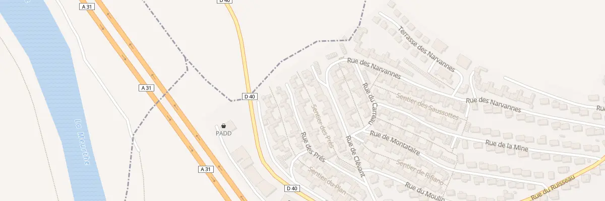 Plan du 18 Rue des Pres à Bouxières-aux-Dames