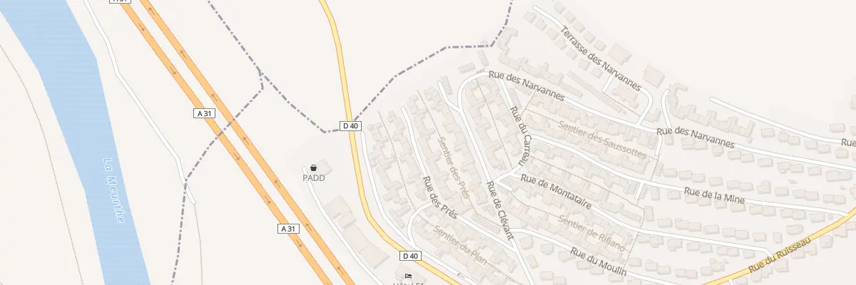 Plan du 16 Rue des Pres à Bouxières-aux-Dames
