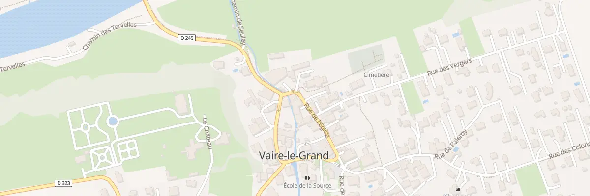 Plan du 7 Rue de L’Église à Vaire