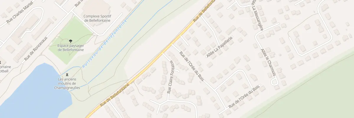 Plan du 7 Rue de Claire Fontaine à Champigneulles