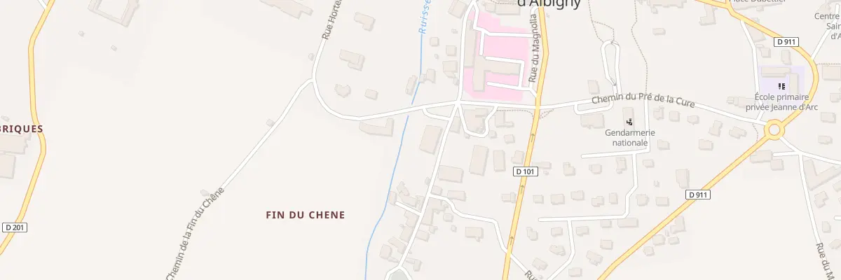 Plan du 238 Rue Jacques Marret à Saint-Pierre-d’Albigny