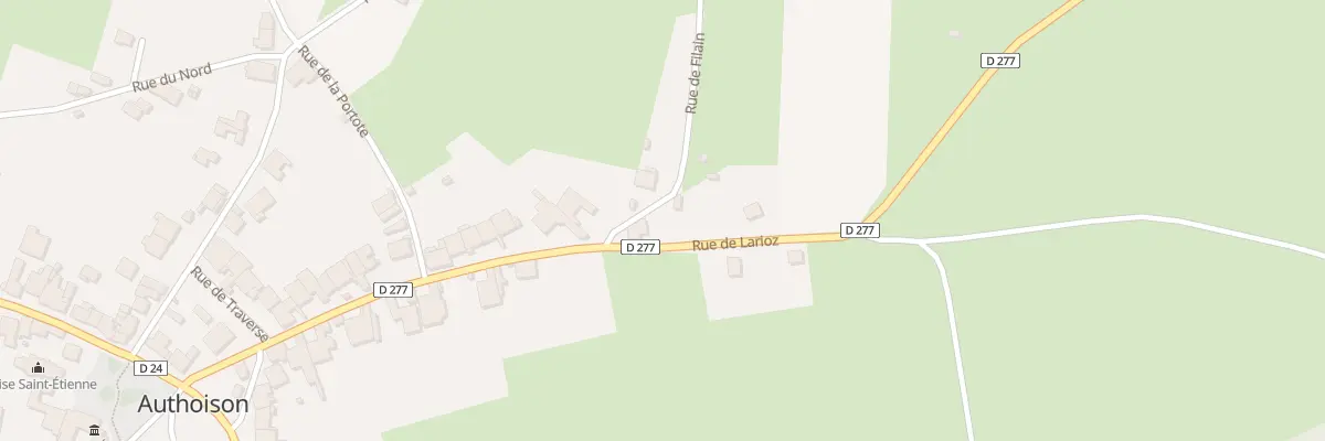 Plan du 27 Rue de Larioz à Authoison