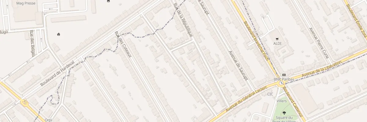 Plan du 24 Rue General de Castelnau à Villers-lès-Nancy