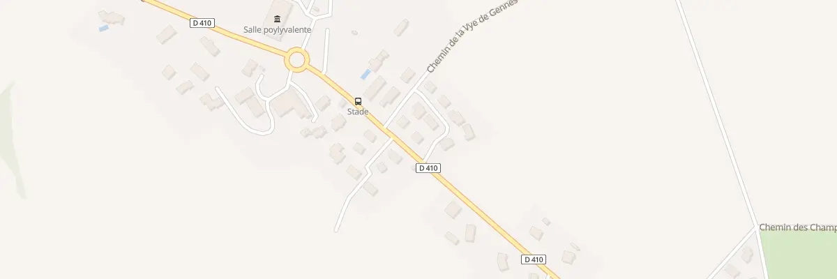 Plan du 8 Rue de la Vye de Gennes à Mamirolle