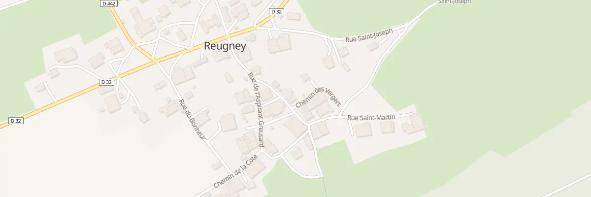 Plan du 1 Che des Vergers à Reugney