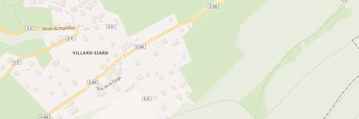Plan du 71 Che du Clos à Villard-d’Héry