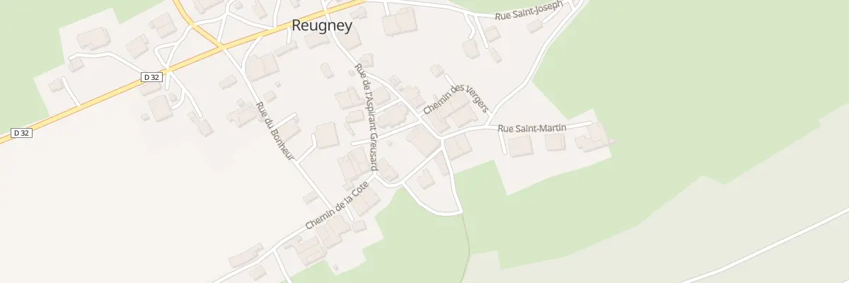 Plan du 2 Rue Saint Martin à Reugney