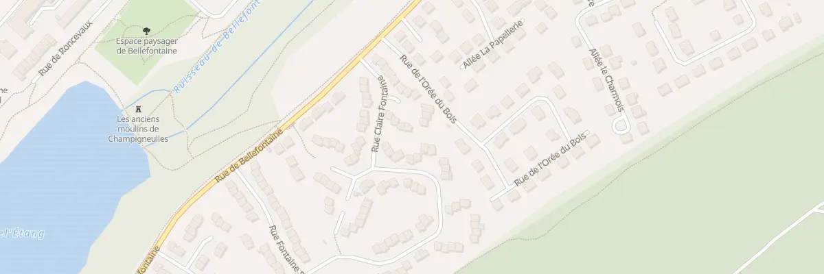 Plan du 23 Rue de Claire Fontaine à Champigneulles