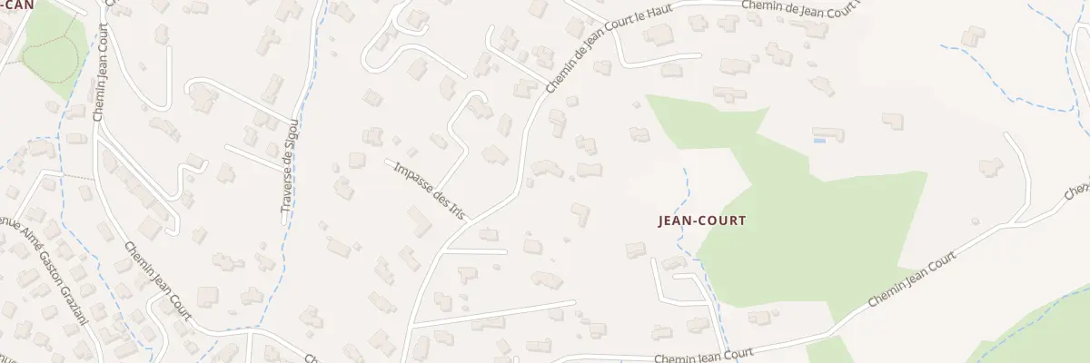 Plan du 24 Che de Jean Court le Haut à Pierrefeu-du-Var