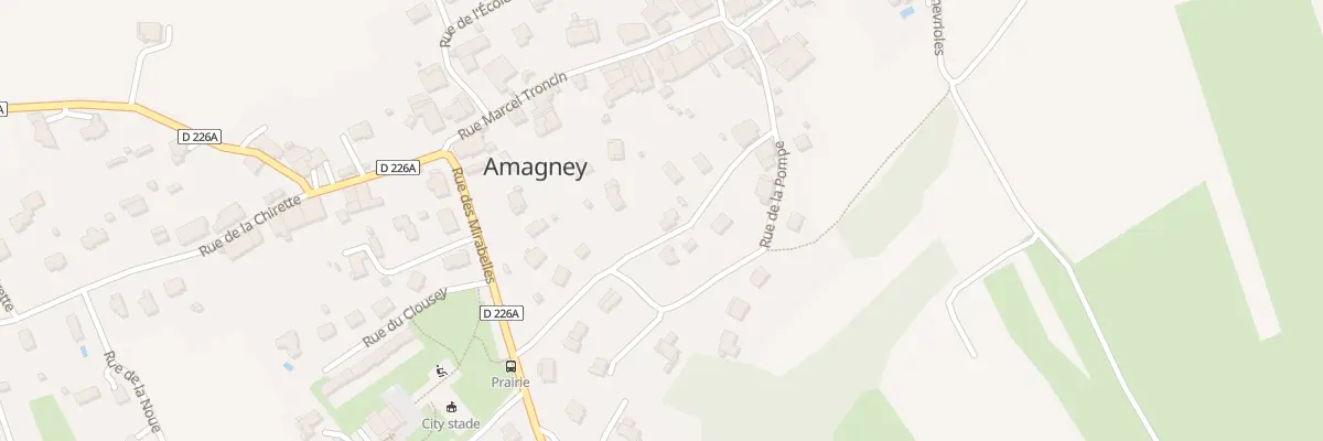 Plan du 5159 Rue de la Millieres à Amagney