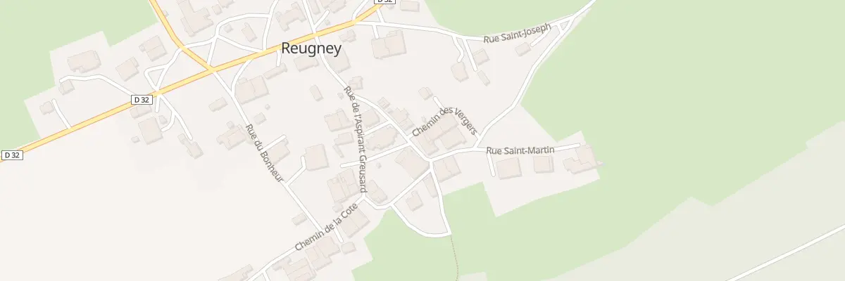 Plan du 5 Rue Saint Martin à Reugney