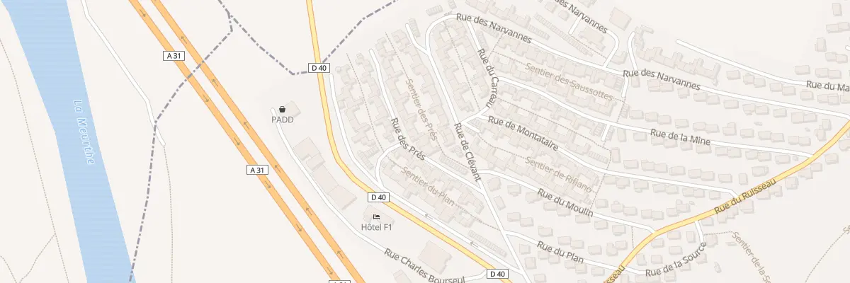 Plan du 4 Rue des Pres à Bouxières-aux-Dames