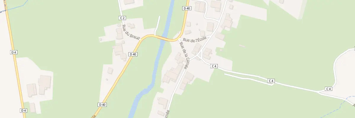 Plan du 46 Rue de la Cornée à Hagécourt