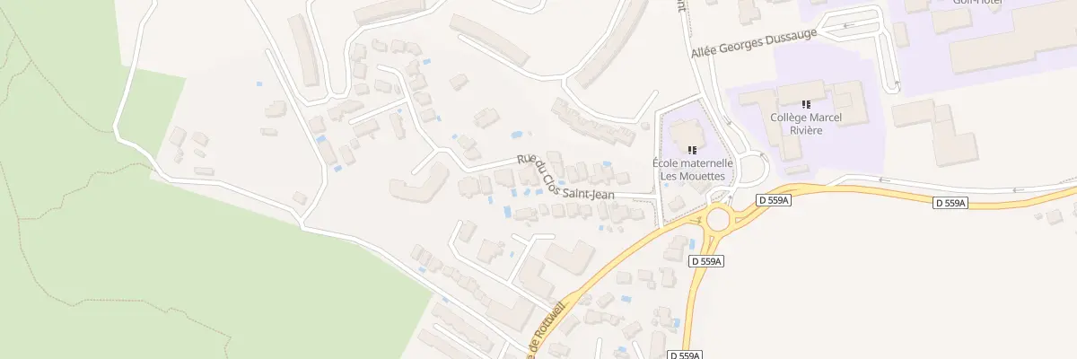 Plan du 145 Rue du Clos Saint Jean à Hyères