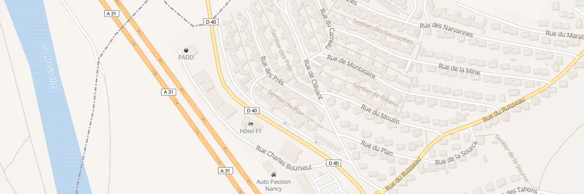 Plan du 11 Rue des Pres à Bouxières-aux-Dames