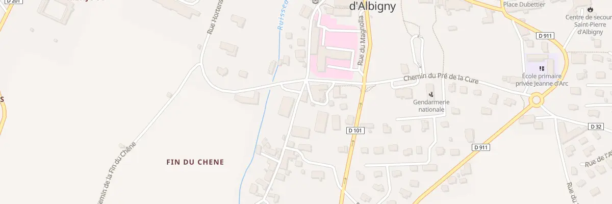 Plan du 193 Rue Jacques Marret à Saint-Pierre-d’Albigny