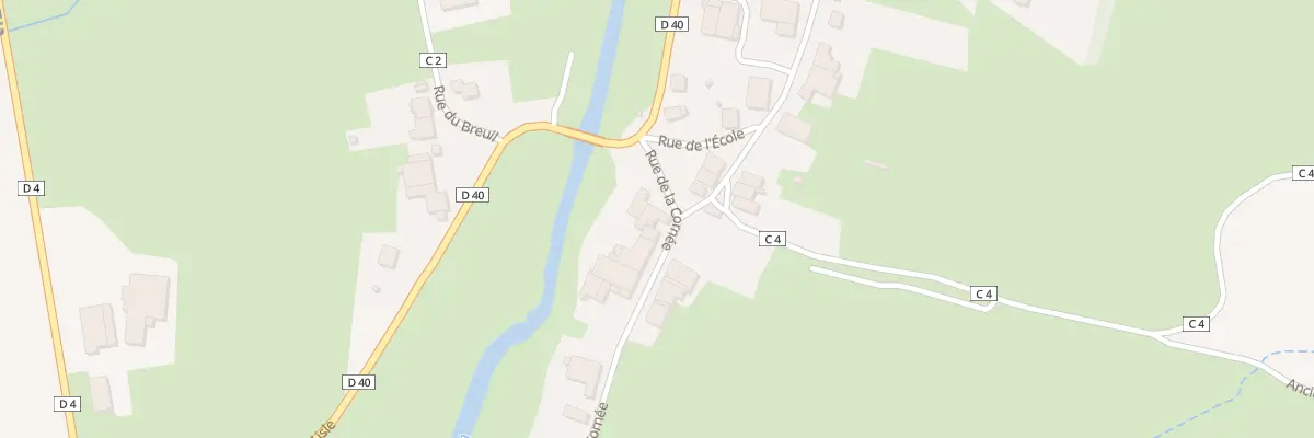 Plan du 58 Rue de la Cornée à Hagécourt
