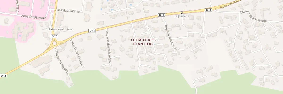 Plan du 20 Imp des Rossignols à Pierrefeu-du-Var