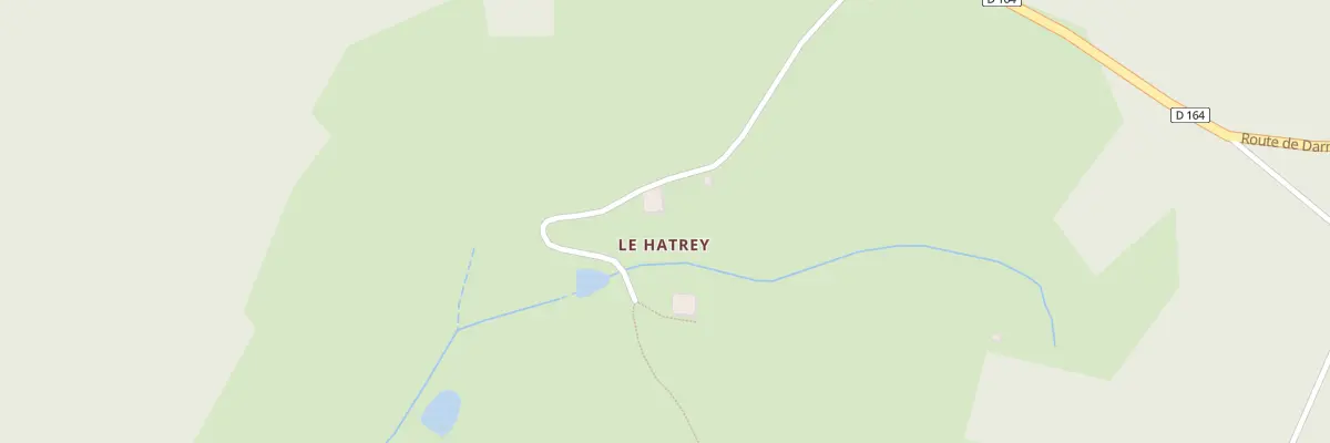 Plan du 1 Le Hatrey à Gruey-lès-Surance