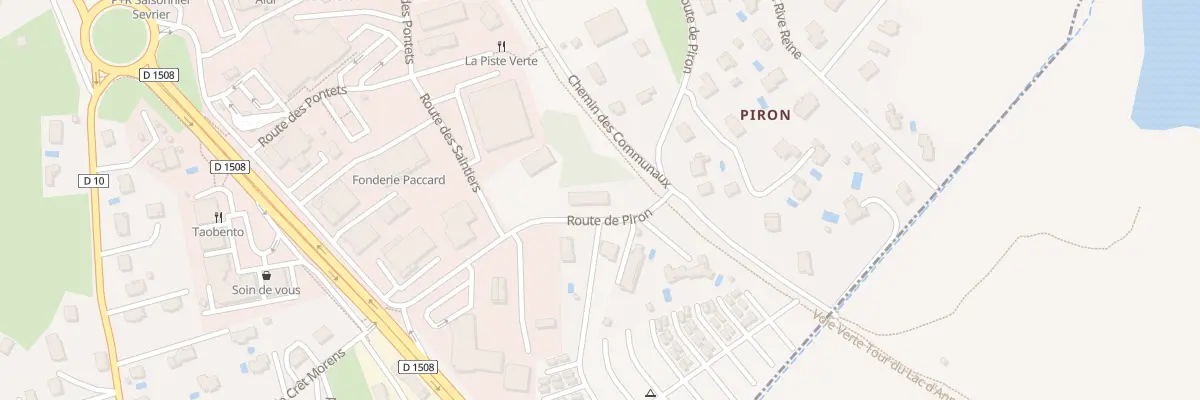 Plan du 485 Rte de Piron à Sevrier