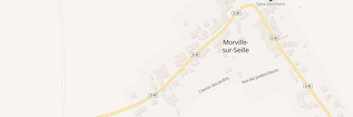 Plan du 28 Rue Haute à Morville-sur-Seille