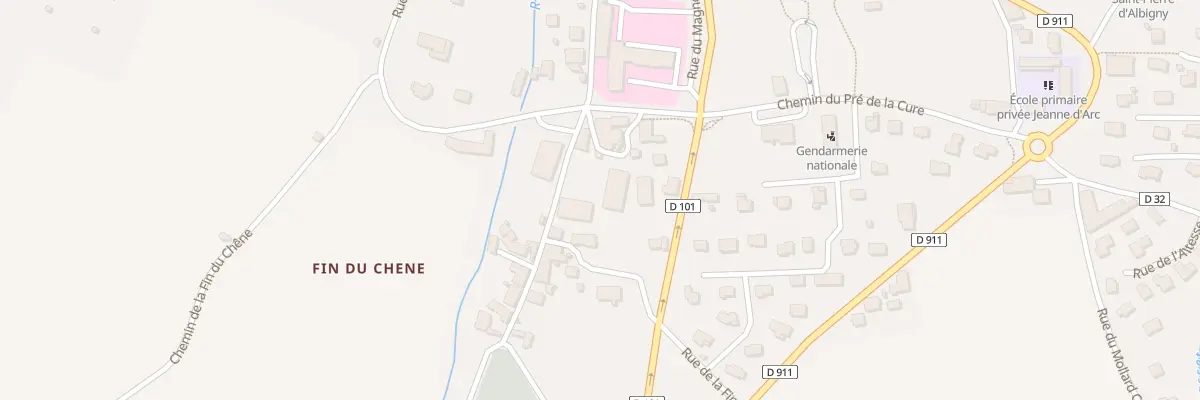 Plan du 241 Rue Jacques Marret à Saint-Pierre-d’Albigny