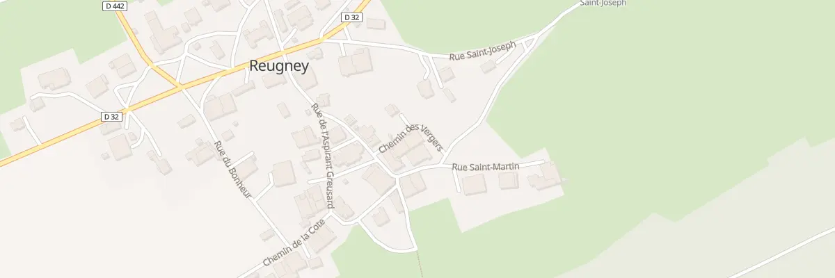 Plan du 4 Che des Vergers à Reugney