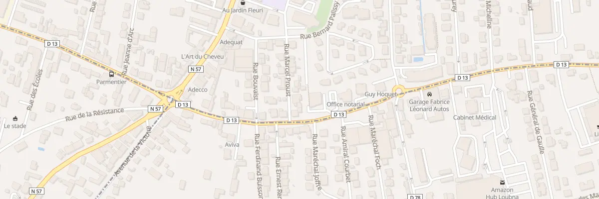 Plan du 11 Rue Marcel Proust à Vesoul