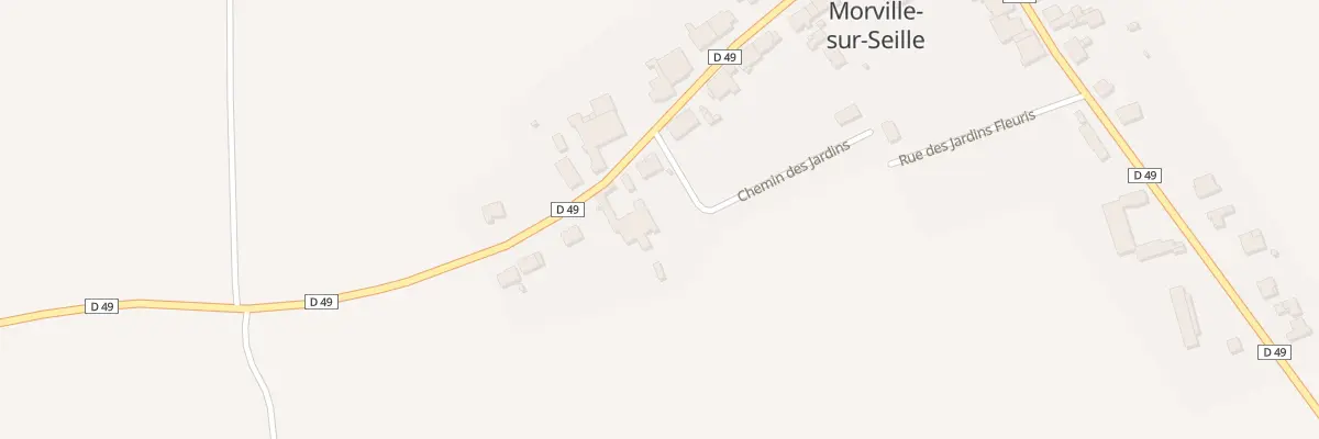 Plan du 21 Rue Haute à Morville-sur-Seille