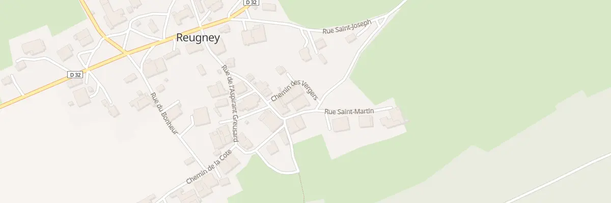 Plan du 7 Rue Saint Martin à Reugney