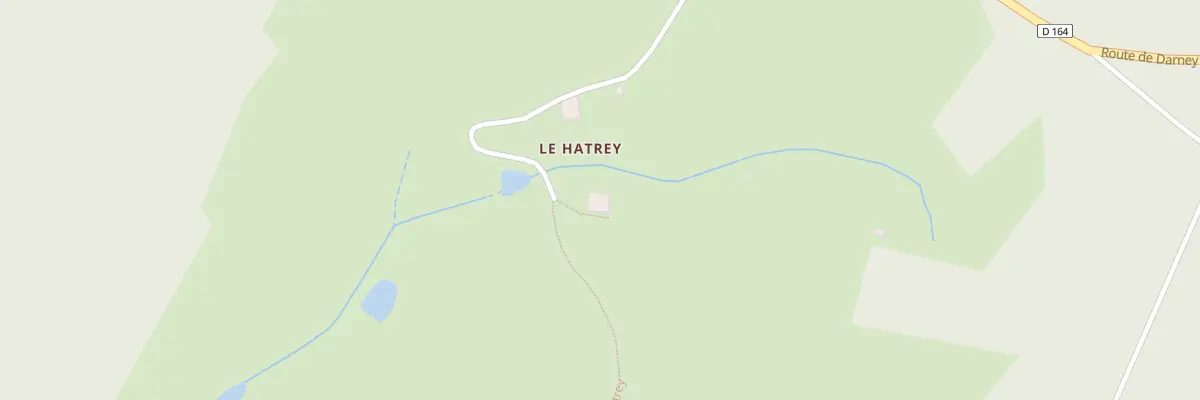 Plan du 2 Le Hatrey à Gruey-lès-Surance