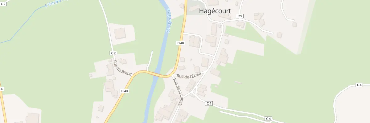 Plan du 147 Rue des Tilleuls à Hagécourt