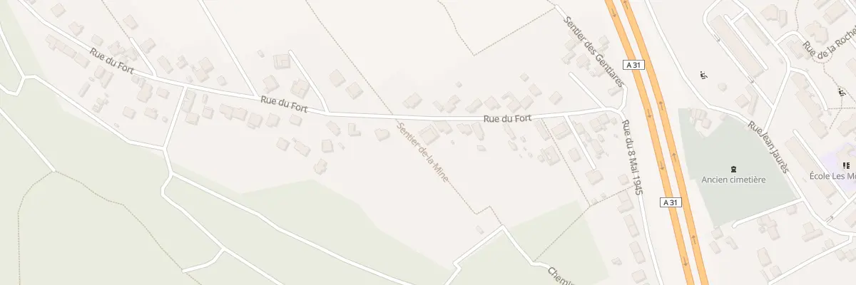 Plan du 25 Rue du Fort à Champigneulles