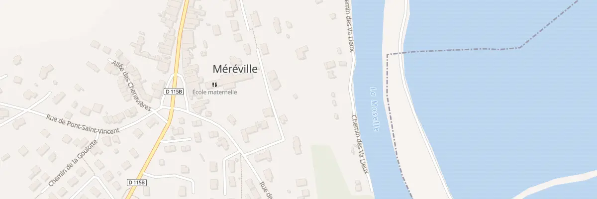 Plan du 7 Sen des Vignes à Méréville