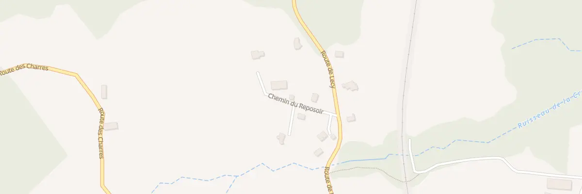 Plan du 84 Che du Reposoir à Charvonnex