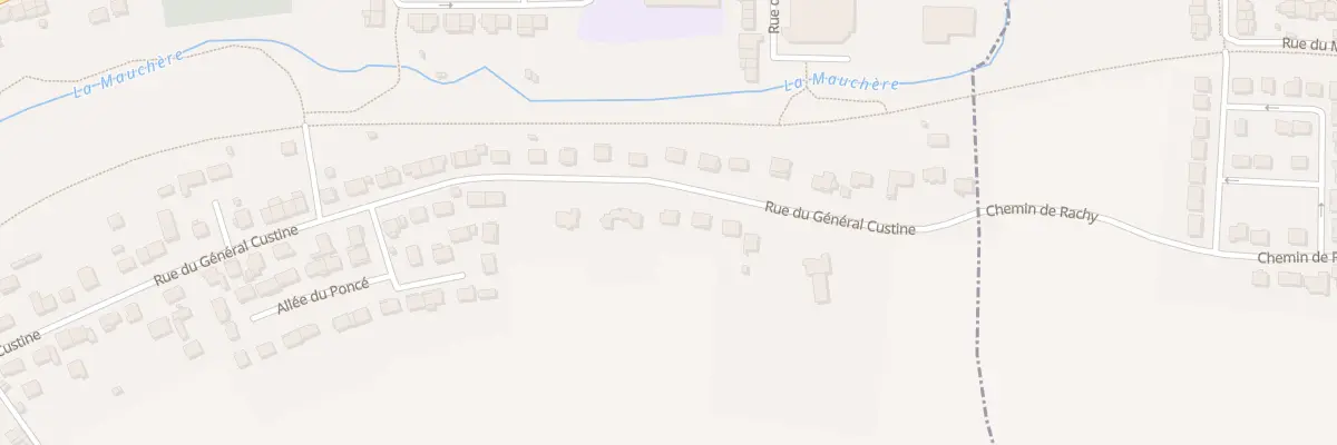 Plan du 122 Rue du Général Custine à Custines