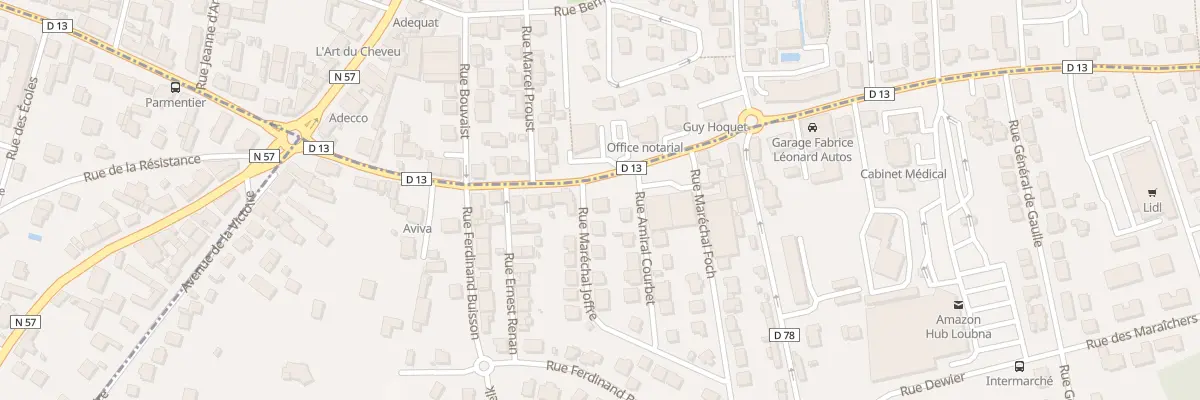 Plan du 1A Rue Mal Joffre à Navenne