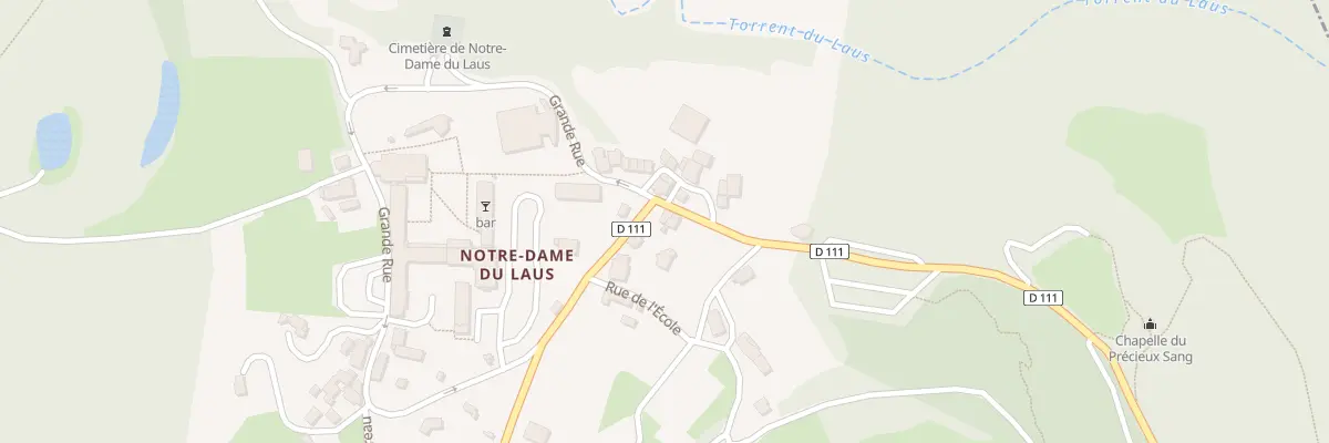 Plan du 5069 Notre Dame du Laus à Saint-Étienne-le-Laus