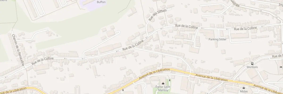 Plan du 48 Rue Saint Mansuy à Nancy