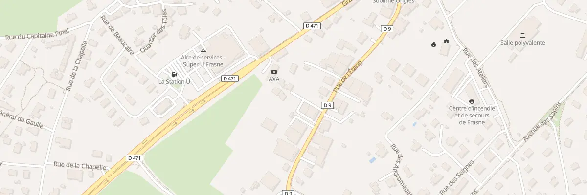 Plan du 28 Rue de l’Etang à Frasne