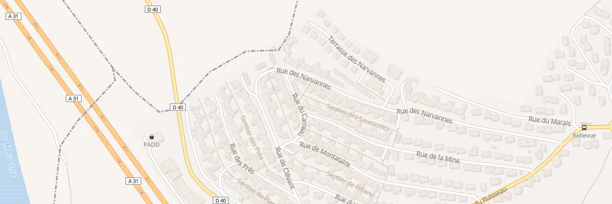Plan du 1 Rue de la Mine à Bouxières-aux-Dames