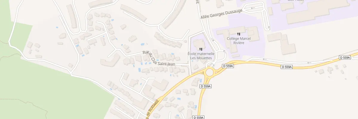 Plan du 24 Rue du Clos Saint Jean à Hyères