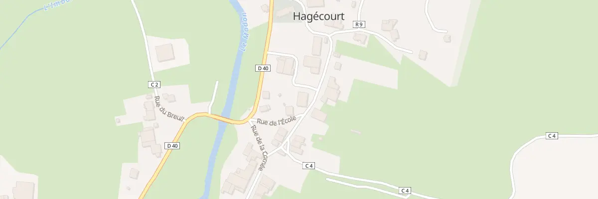 Plan du 10 Rue de l’Ecole à Hagécourt