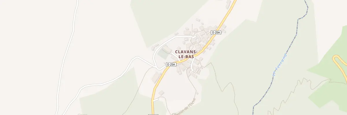 Plan du 3 Rte du Col à Clavans-en-Haut-Oisans