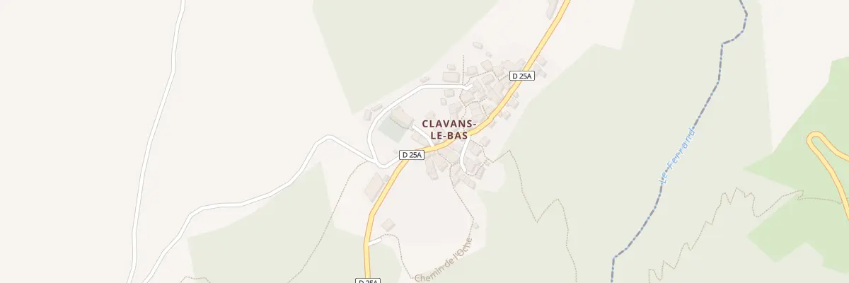 Plan du 5111 Le Village de Clavans d’En à Clavans-en-Haut-Oisans