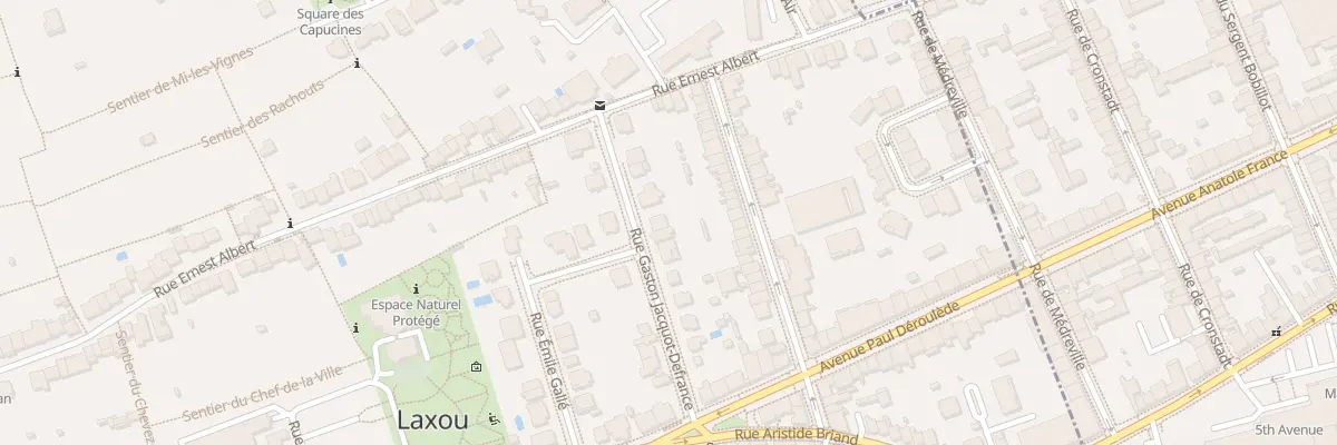 Plan du 16 Rue Jacquot de France à Laxou