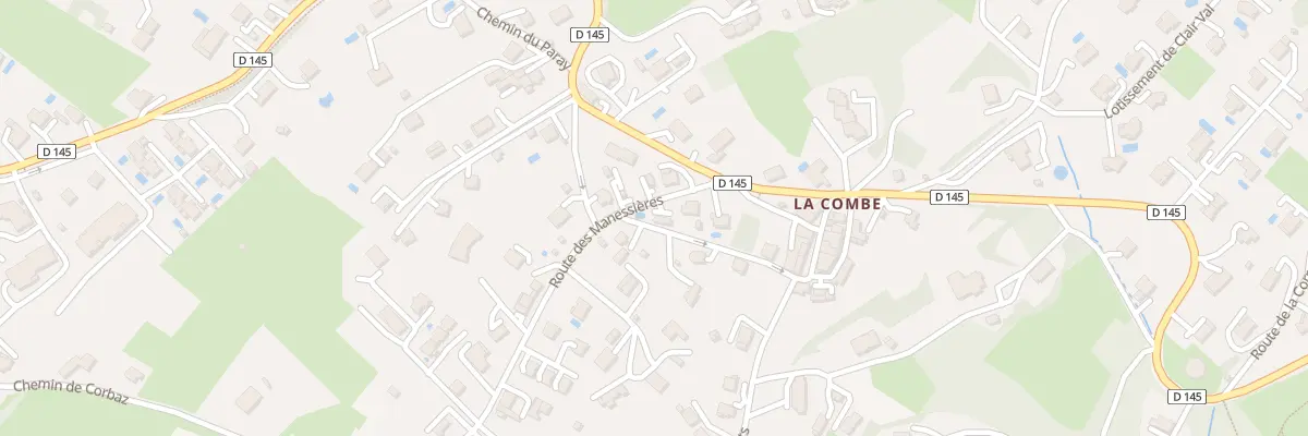 Plan du 788 Rte des Manessières à Collonges-sous-Salève