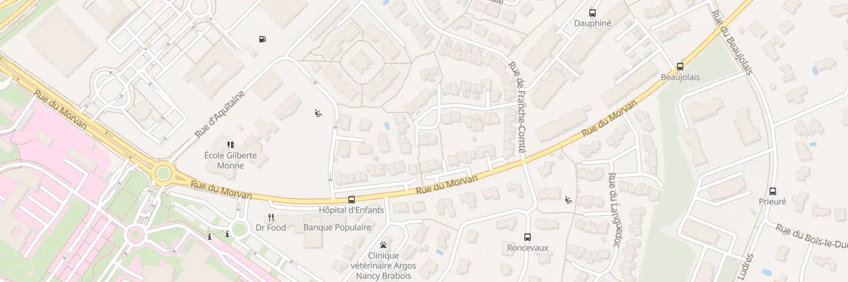 Plan du 3 Rue du Jura à Vandœuvre-lès-Nancy
